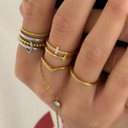 Evry Jewels Divine Darling Cross Ring