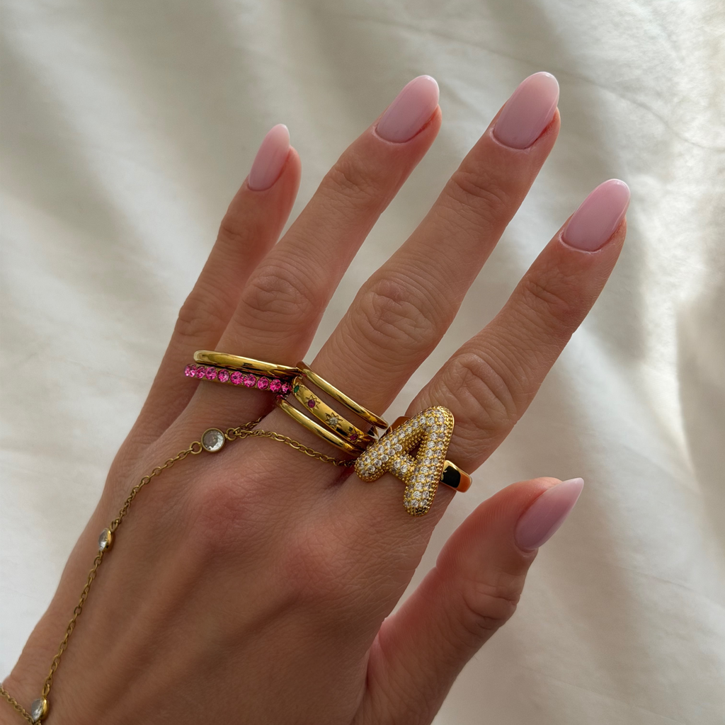 Evry Jewels Rosie Glow Stacked Ring
