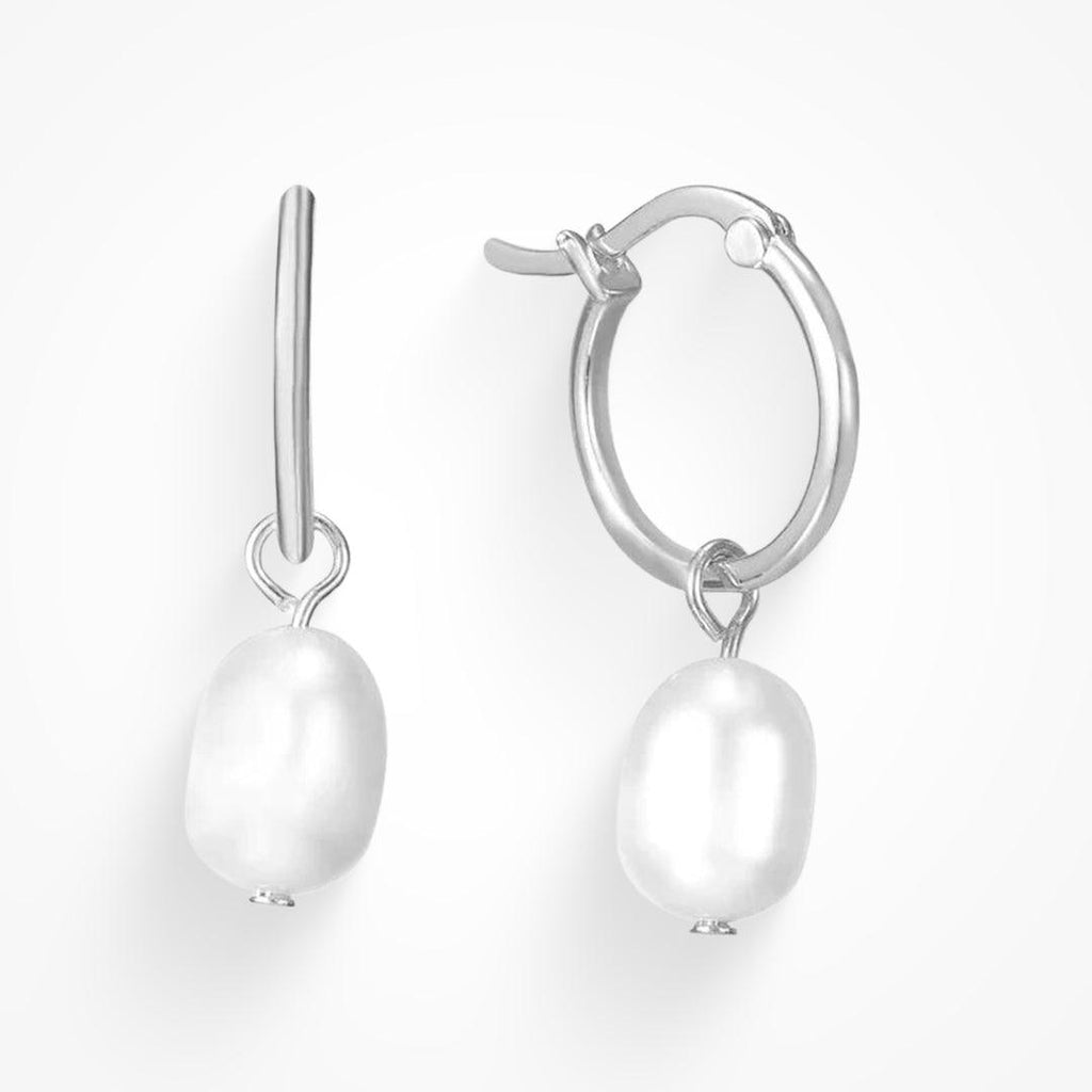 Evry Jewels Pure Pearl Earrings