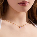 Evry Jewels Faye Birthstone Necklace