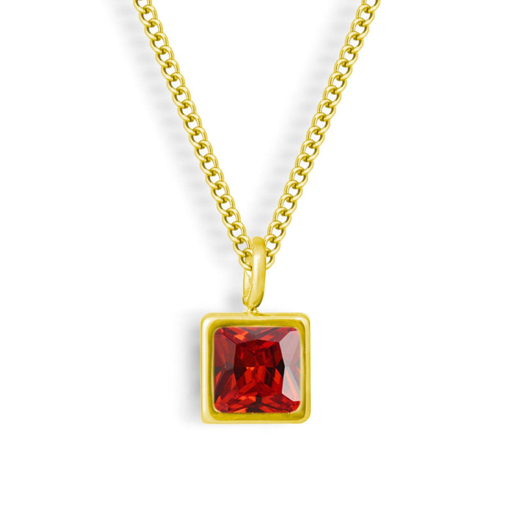 Evry Jewels Faye Birthstone Necklace