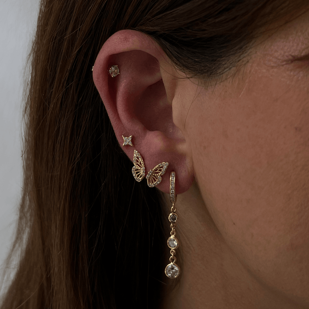 Evry Jewels Flutter Earrings