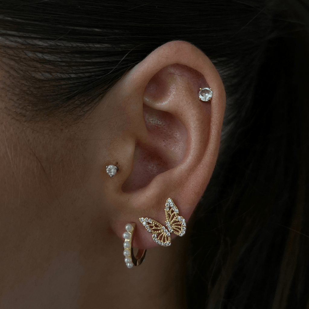 Evry Jewels Flutter Earrings