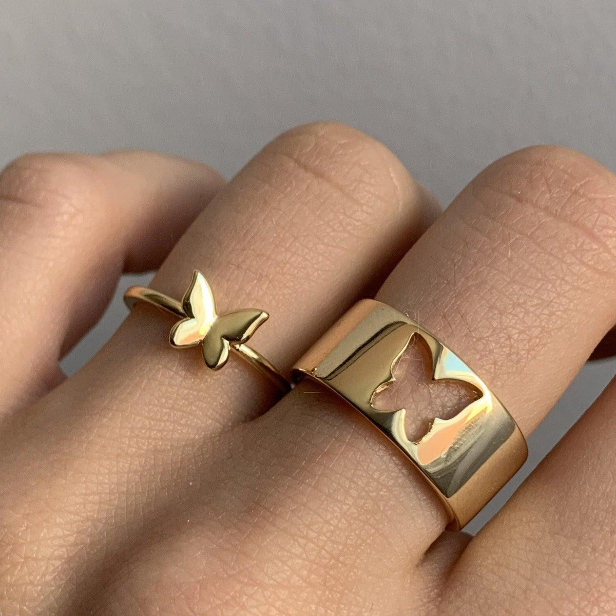 Evry Jewels Flying Together Rings