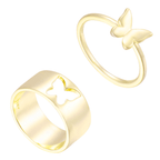 Evry Jewels Flying Together Rings