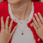 Evry Jewels Full Of Love Necklace