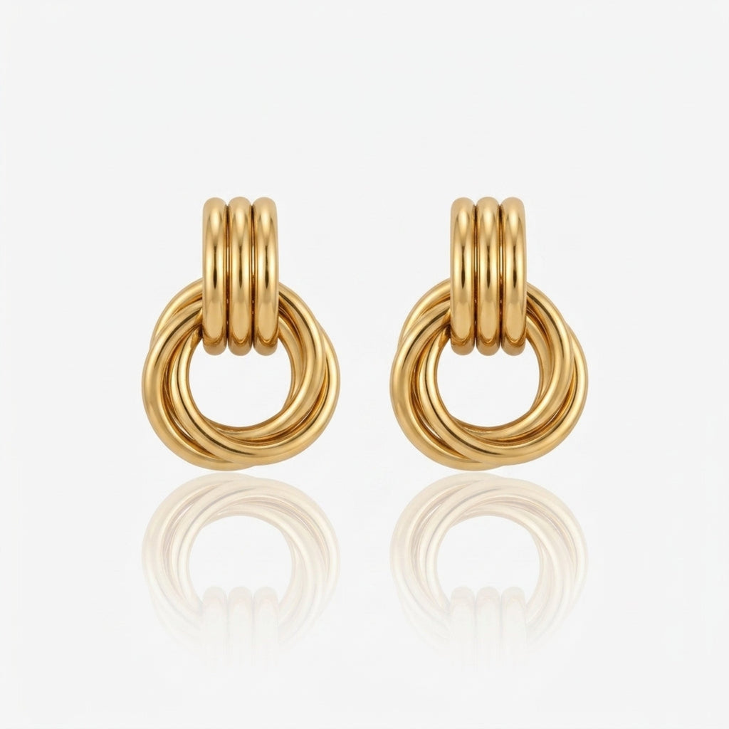 Evry Jewels Bordeaux Earrings