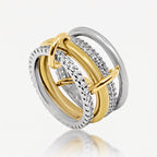 Evry Jewels Bonded Stacked Ring