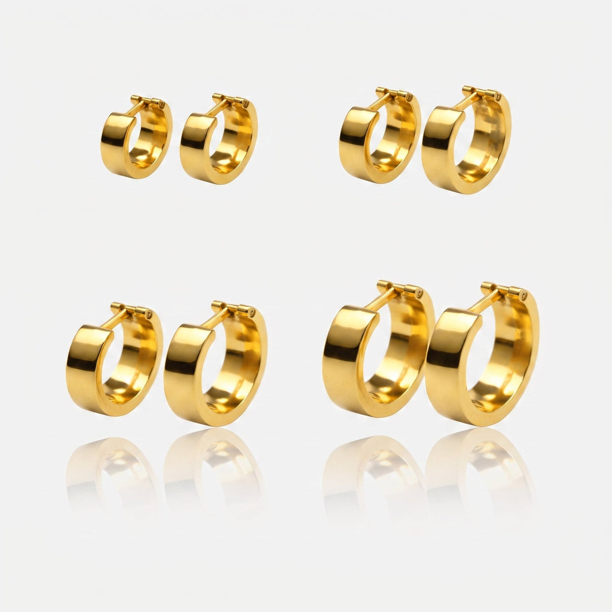 Evry Jewels Brooklyn Hoop Earrings