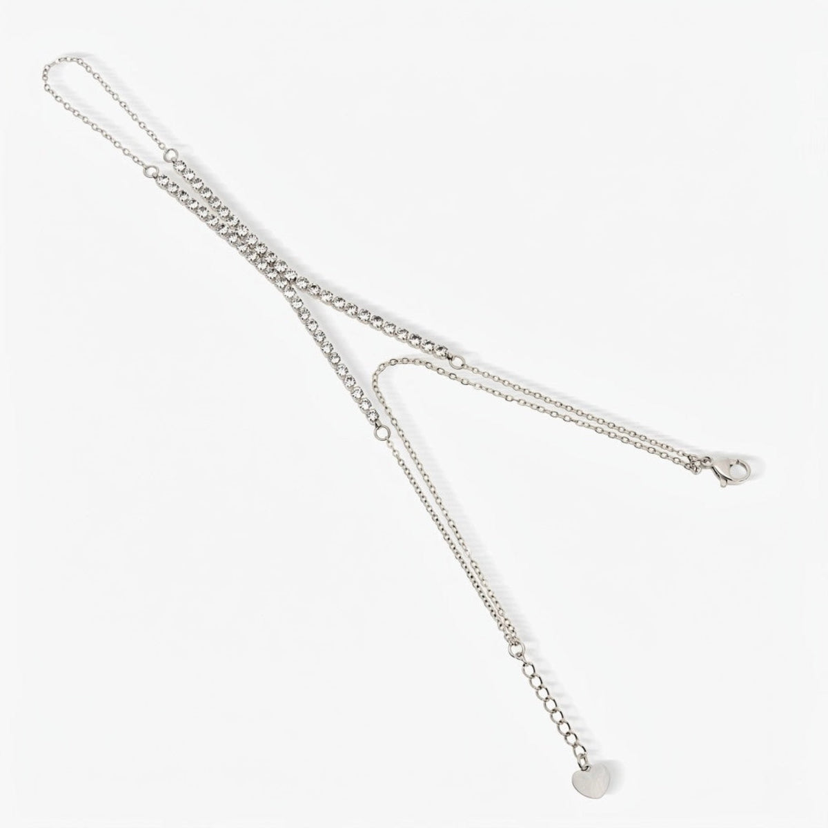 Evry Jewels Frosted Tennis Hand Chain