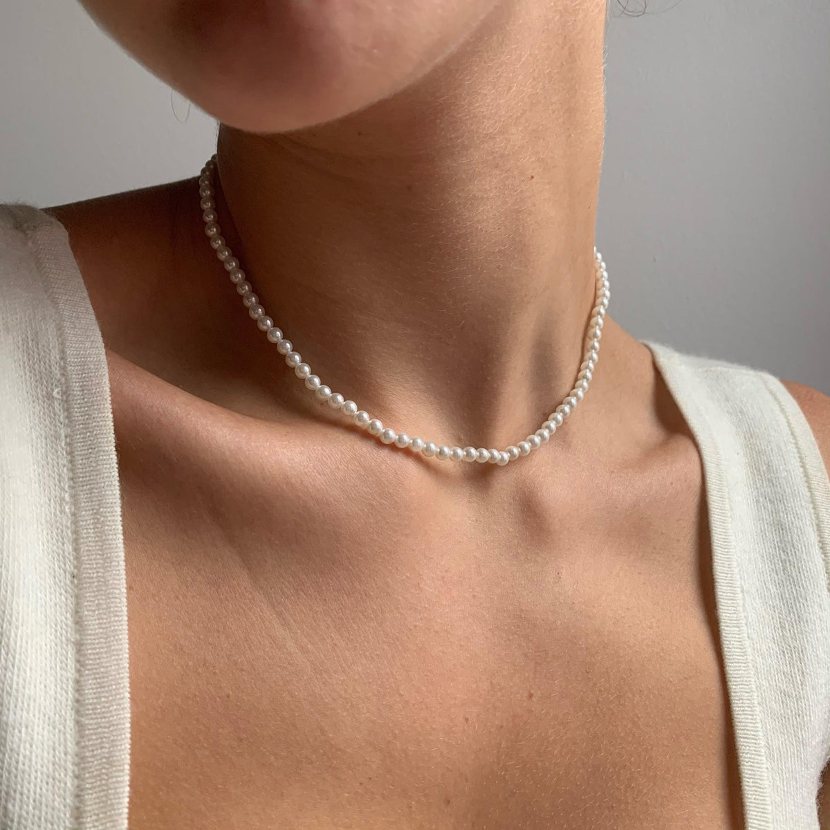 Evry Jewels Girly Pearly Necklace