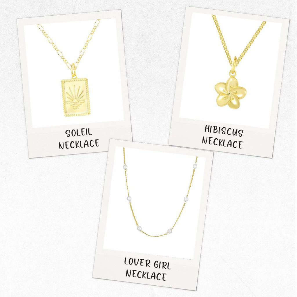 Evry Jewels Glow Up Bundle : 3 Piece Necklace Bundle