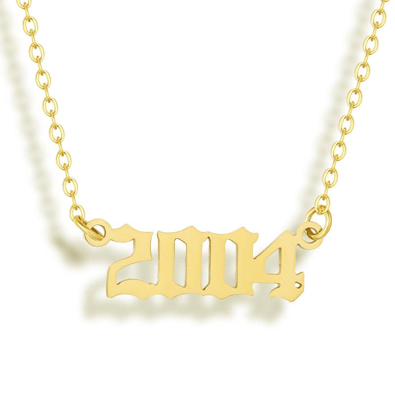Evry Jewels Golden Year Necklace