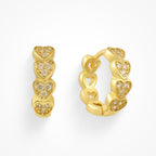 Evry Jewels Hearts All Around Earrings