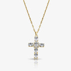 Evry Jewels Heavenly Glow Cross Necklace