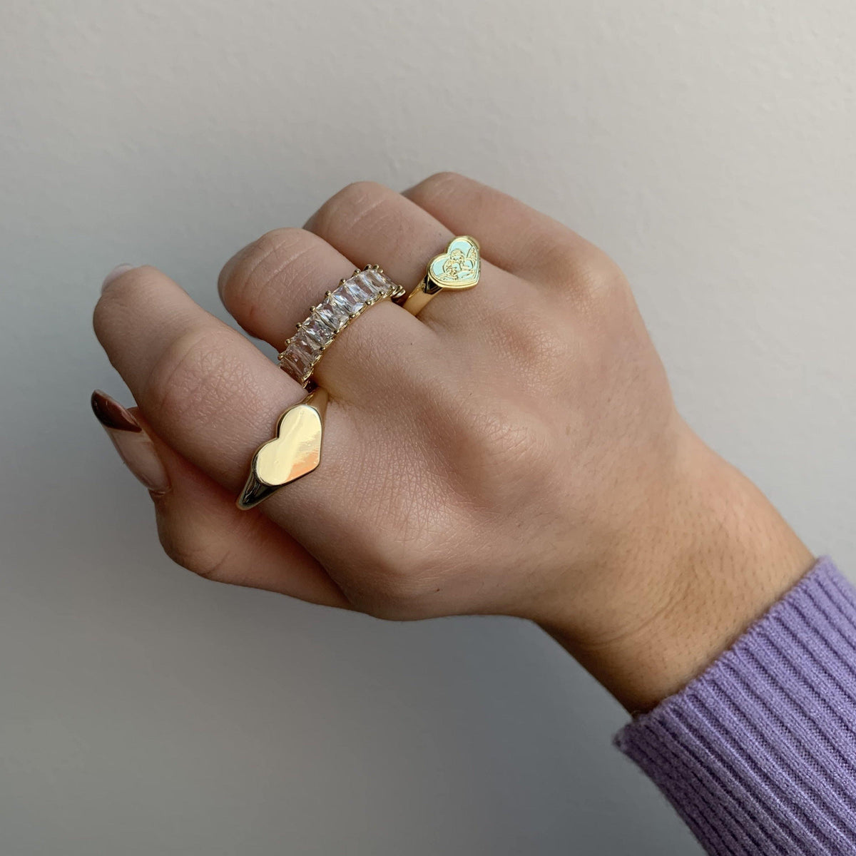 Evry Jewels Heavenly Kiss Ring