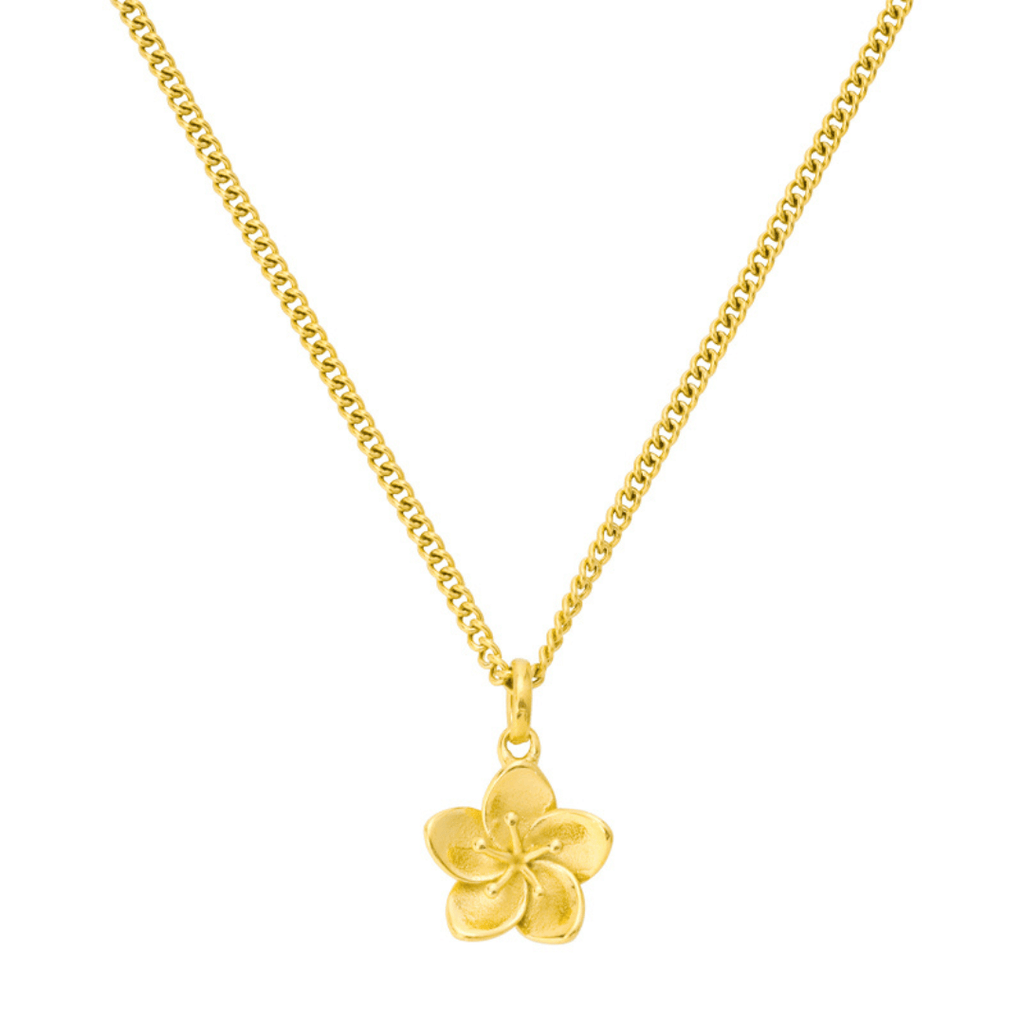 Evry Jewels Hibiscus Necklace