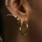 Evry Jewels Champagne Earrings