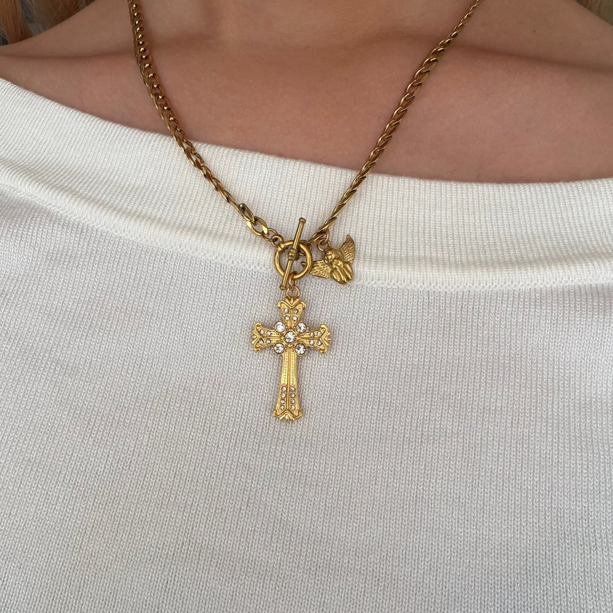 Evry Jewels Divine Grace Necklace