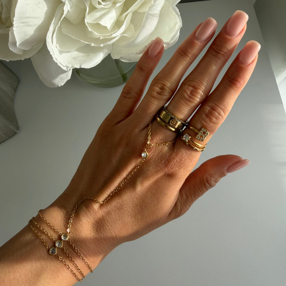 Evry Jewels Viral Hand Chains: Anti Tarnish Waterproof