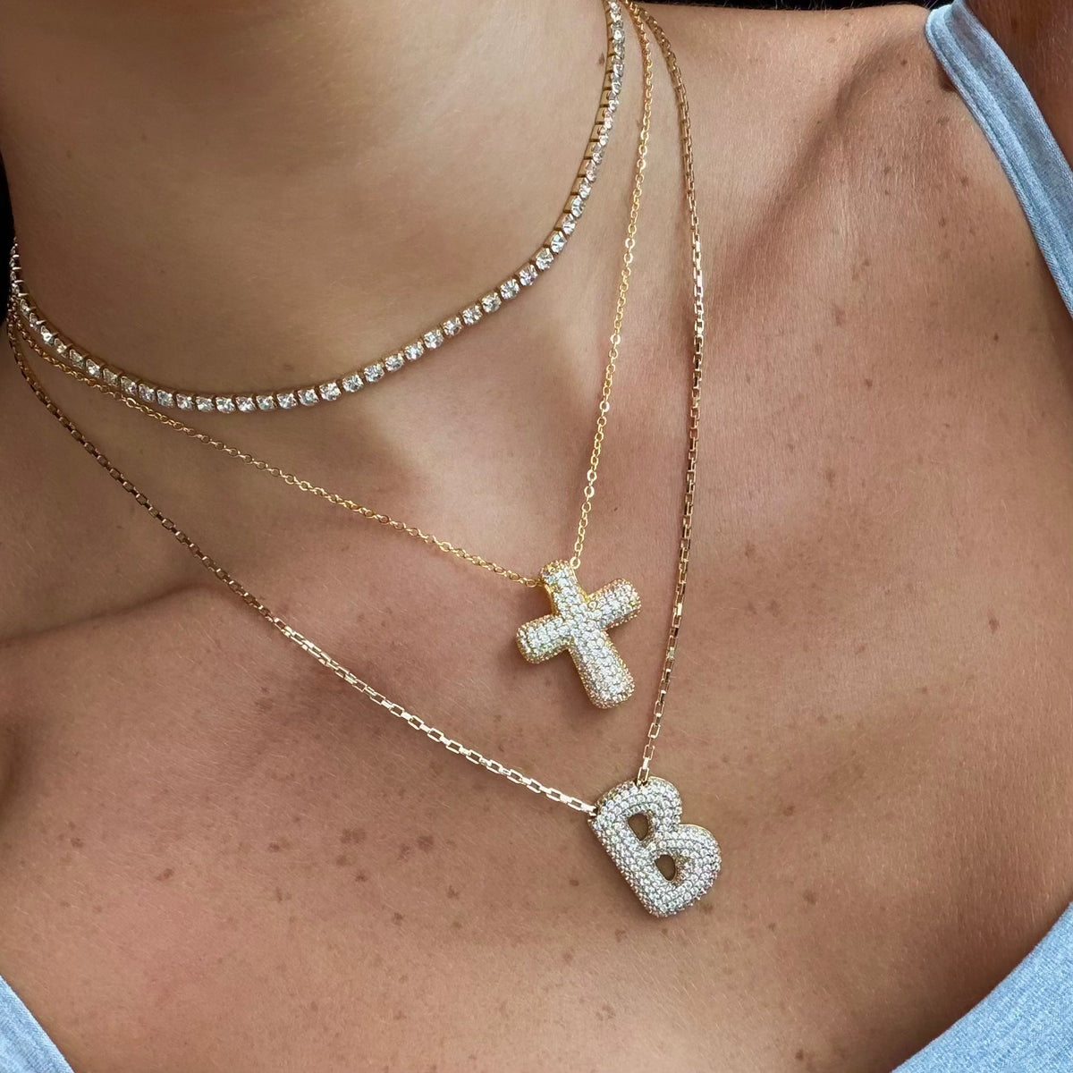Evry Jewels Cross Necklaces