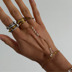 Evry Jewels Bonded Stacked Ring