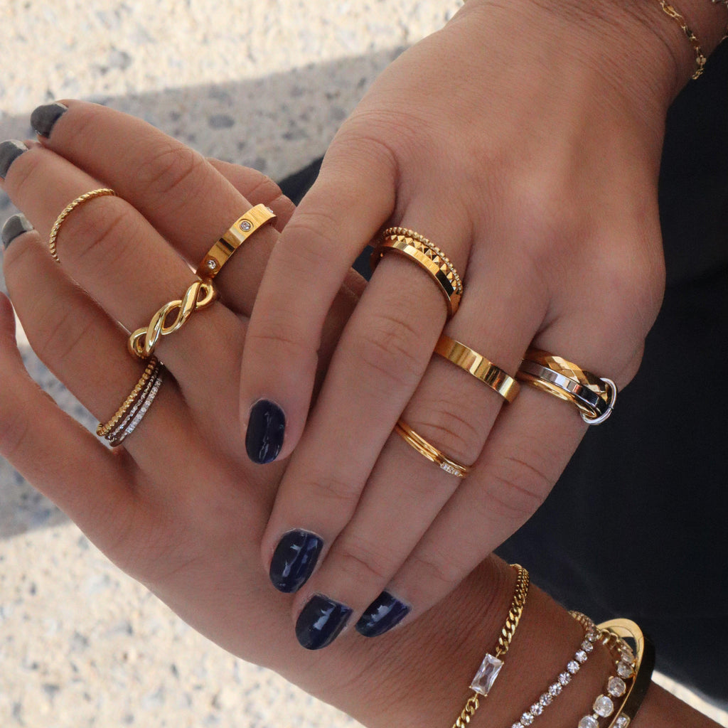 Evry Jewels She's a Diva Stacked Ring