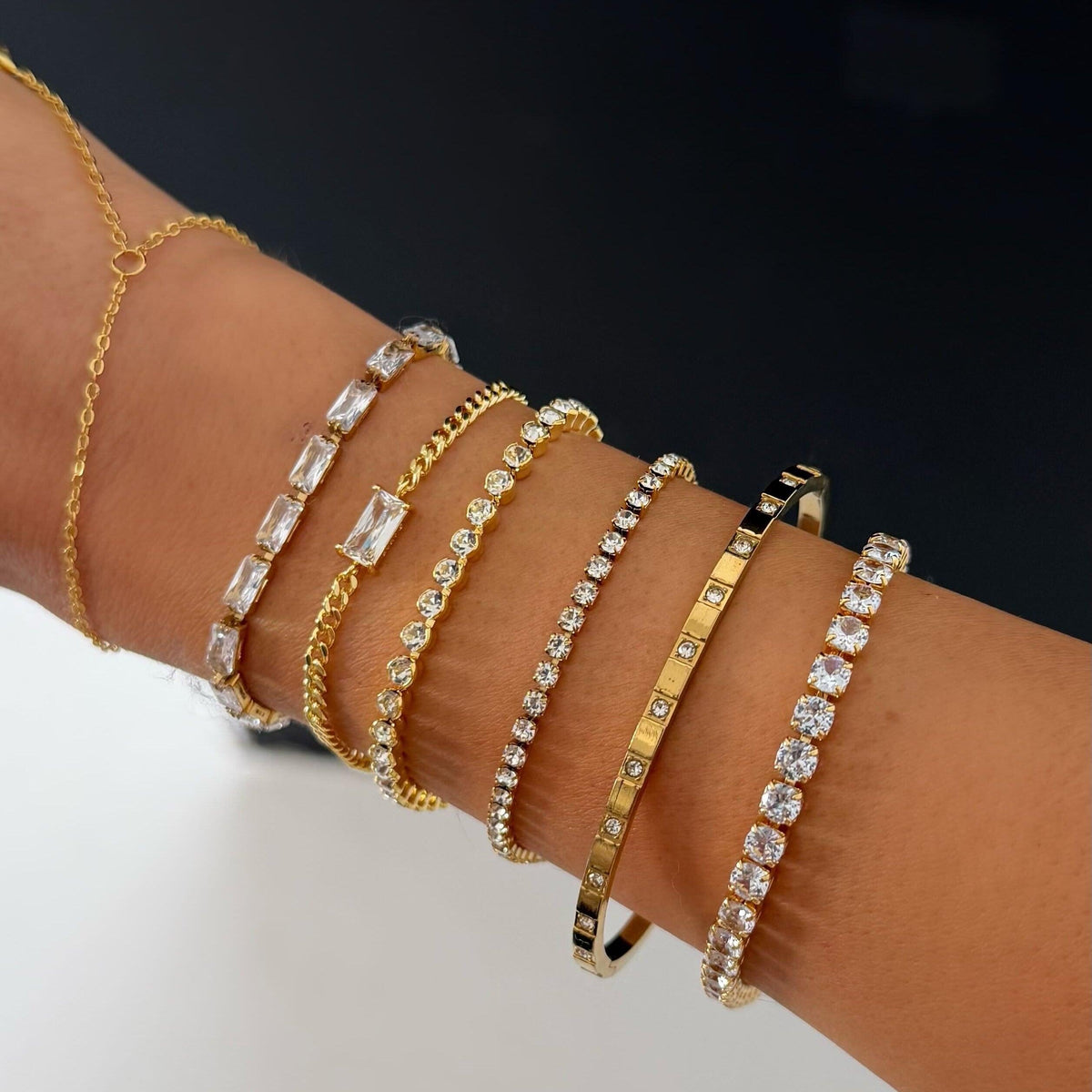 Evry Jewels Romance Tennis Bracelet