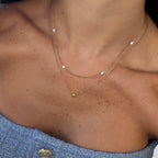 Evry Jewels Sunlit Pearl Necklace 2 Pieces Set