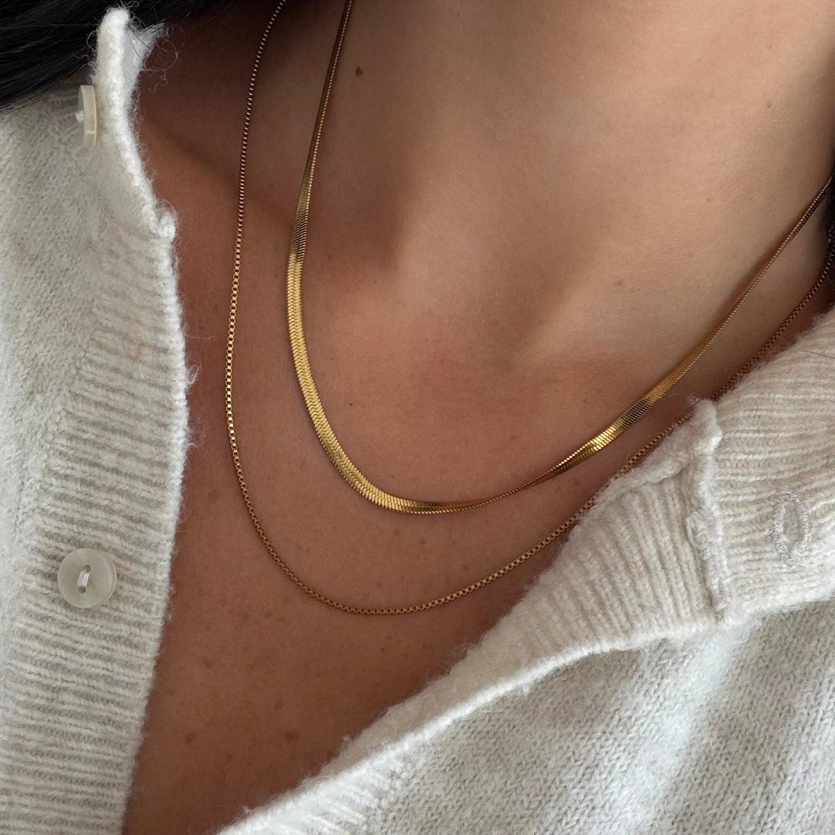 Evry Jewels Golden Girl Necklace