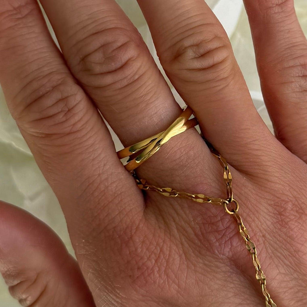 Evry Jewels Interlocked Fidget Ring