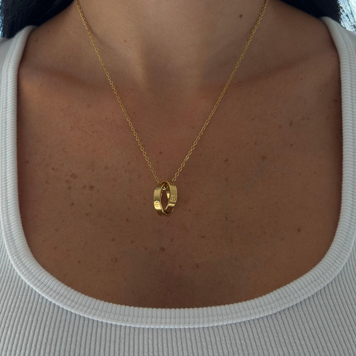 Evry Jewels Linked Bestie Necklace