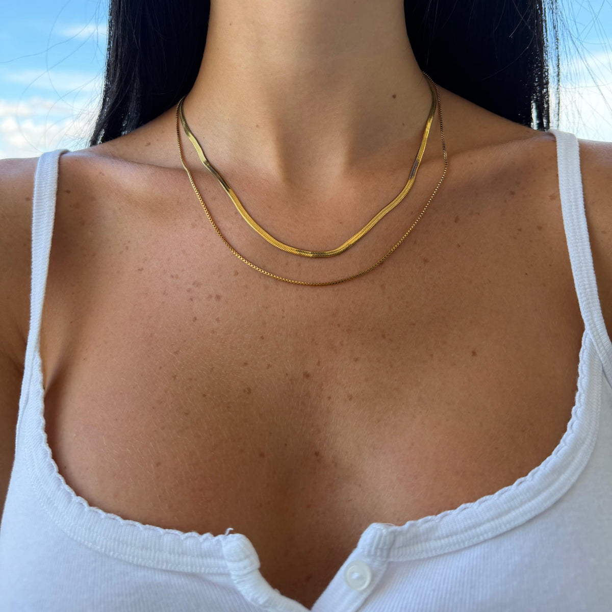 Evry Jewels Golden Girl Necklace