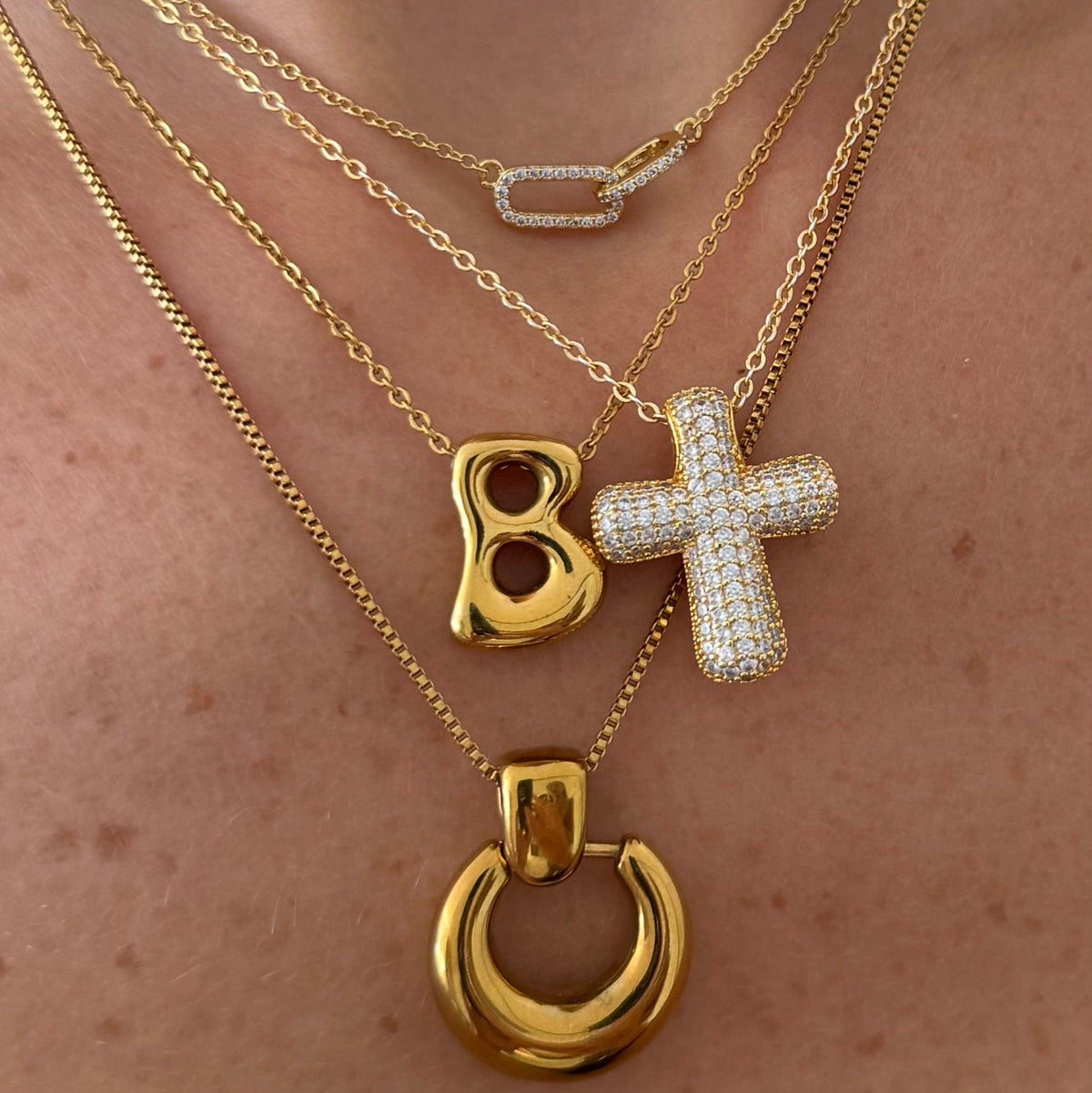 Evry Jewels Interlinked Necklace