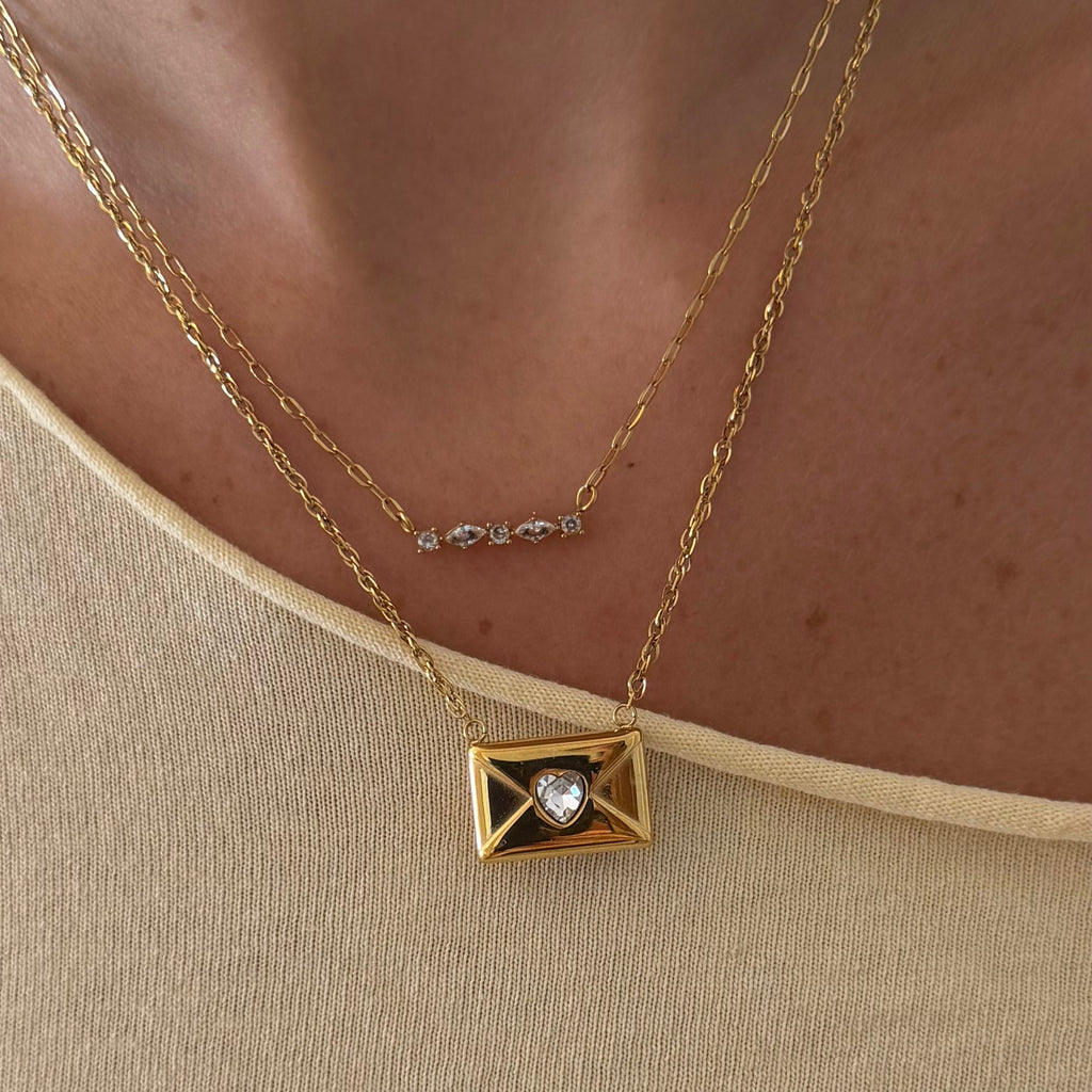 Evry Jewels Sweet & Simple Necklace