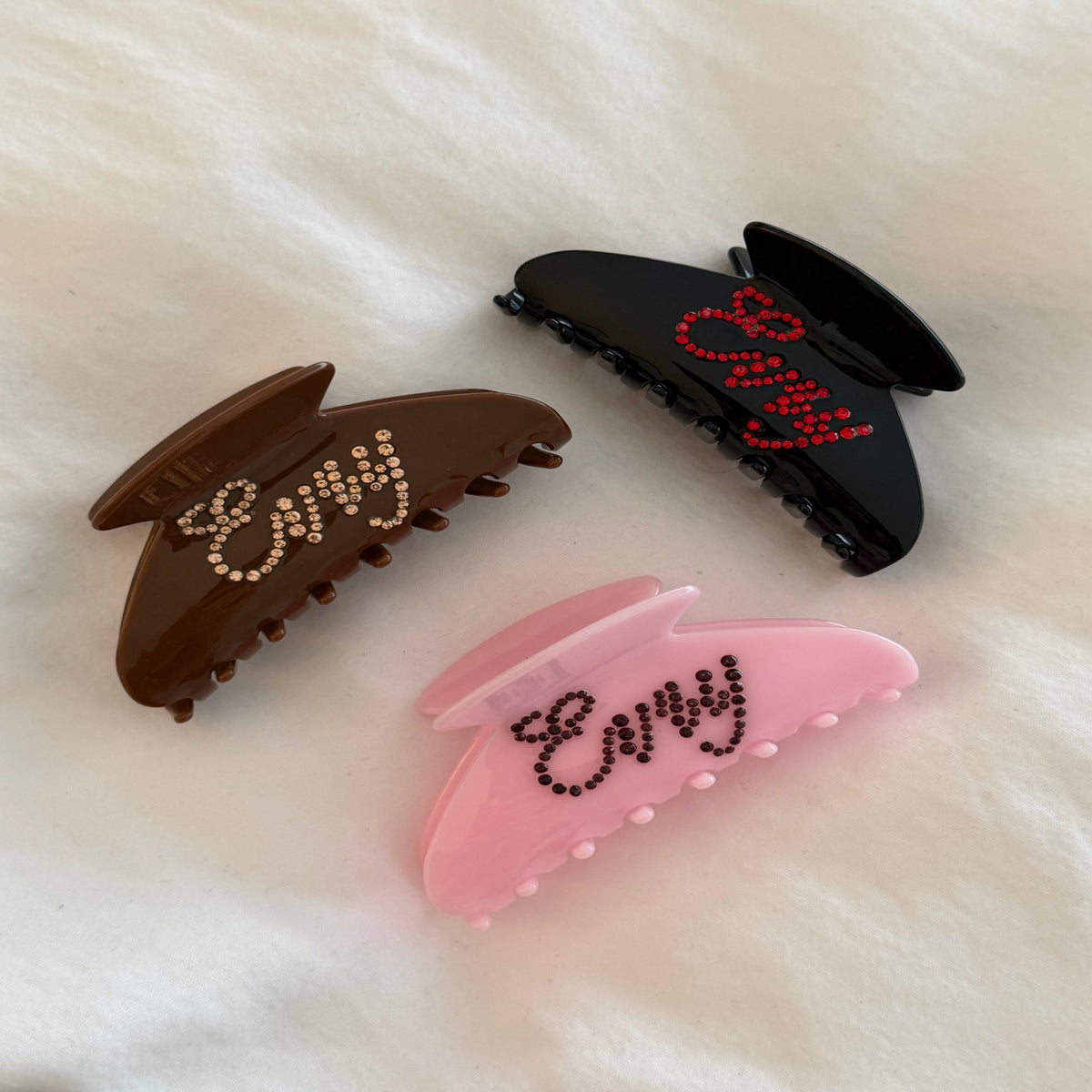 Evry Jewels Signature Claw Clip 3 Piece Set