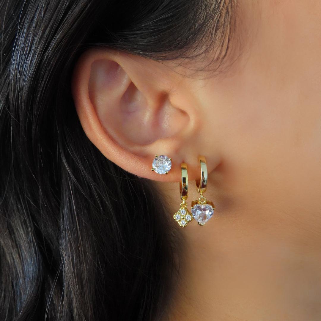 Evry Jewels Ice Ice Baby Earrings