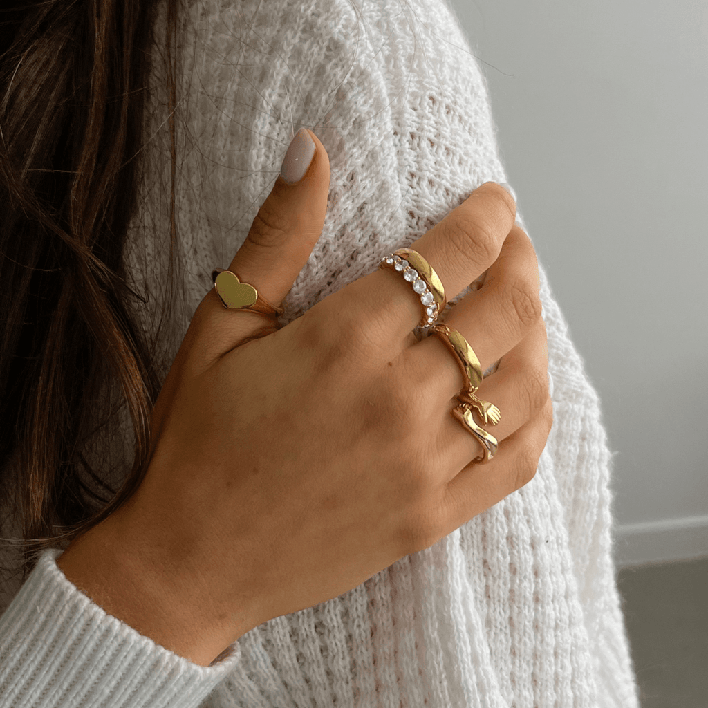 Evry Jewels Ice Ice Baby Ring