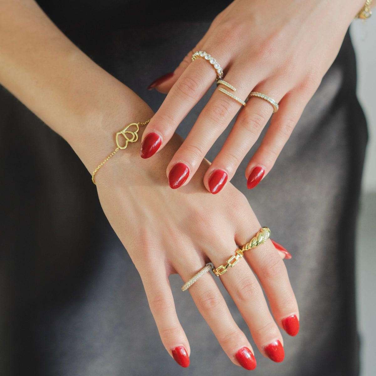 Evry Jewels Ice Ice Baby Ring