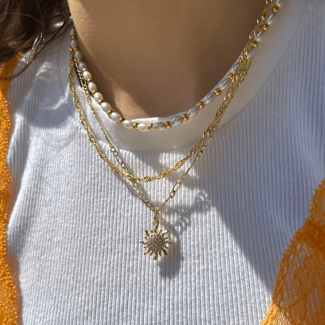 Evry Jewels Island Girl Necklace