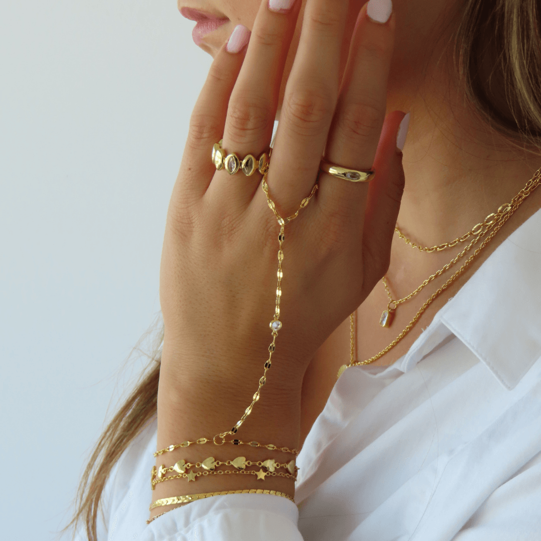 Evry Jewels Viral Hand Chains: Anti Tarnish Waterproof