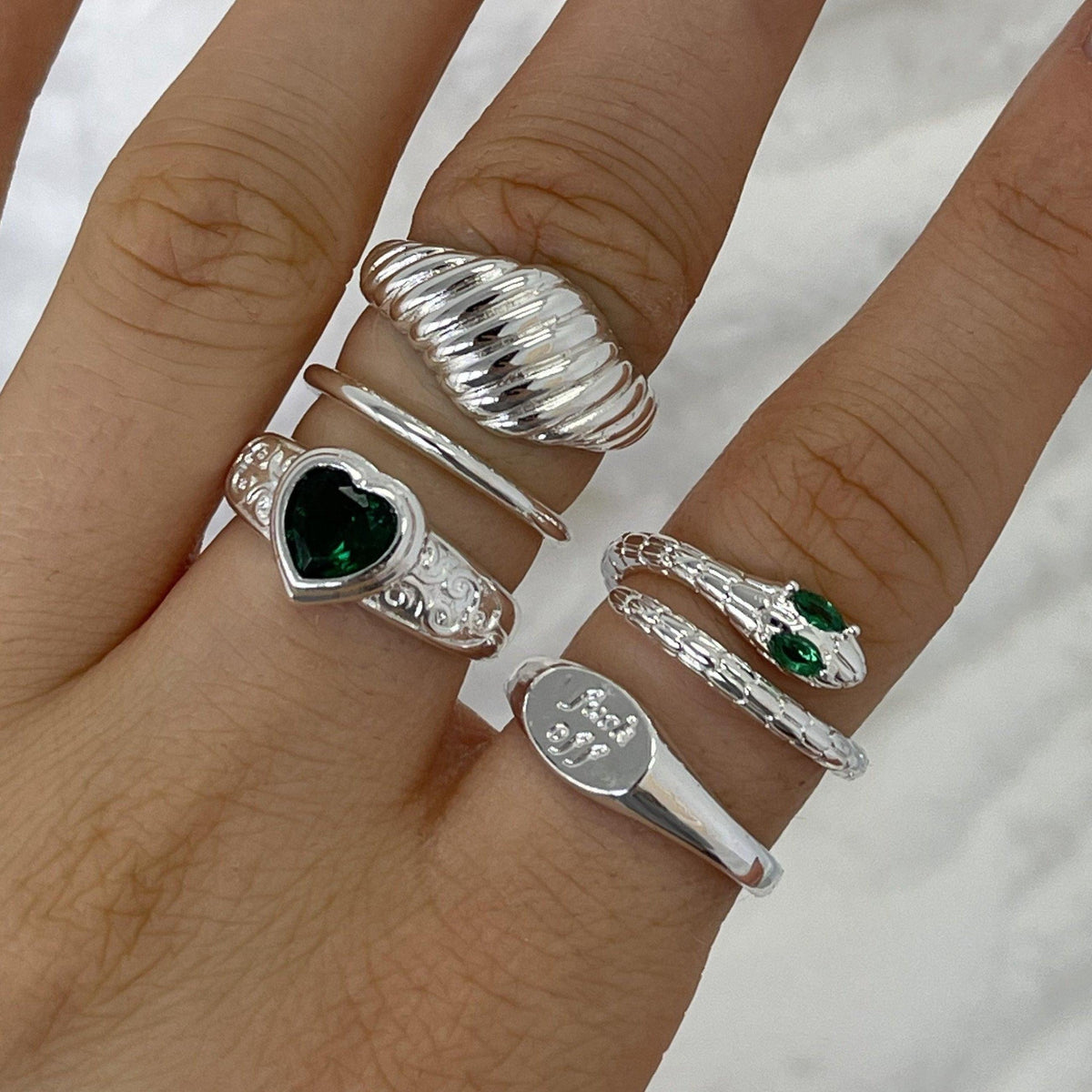 Evry Jewels Leave Me Alone Ring