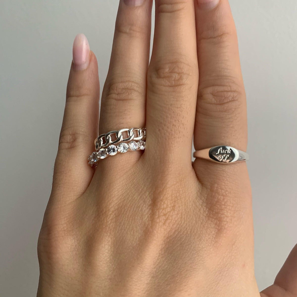 Evry Jewels Leave Me Alone Ring