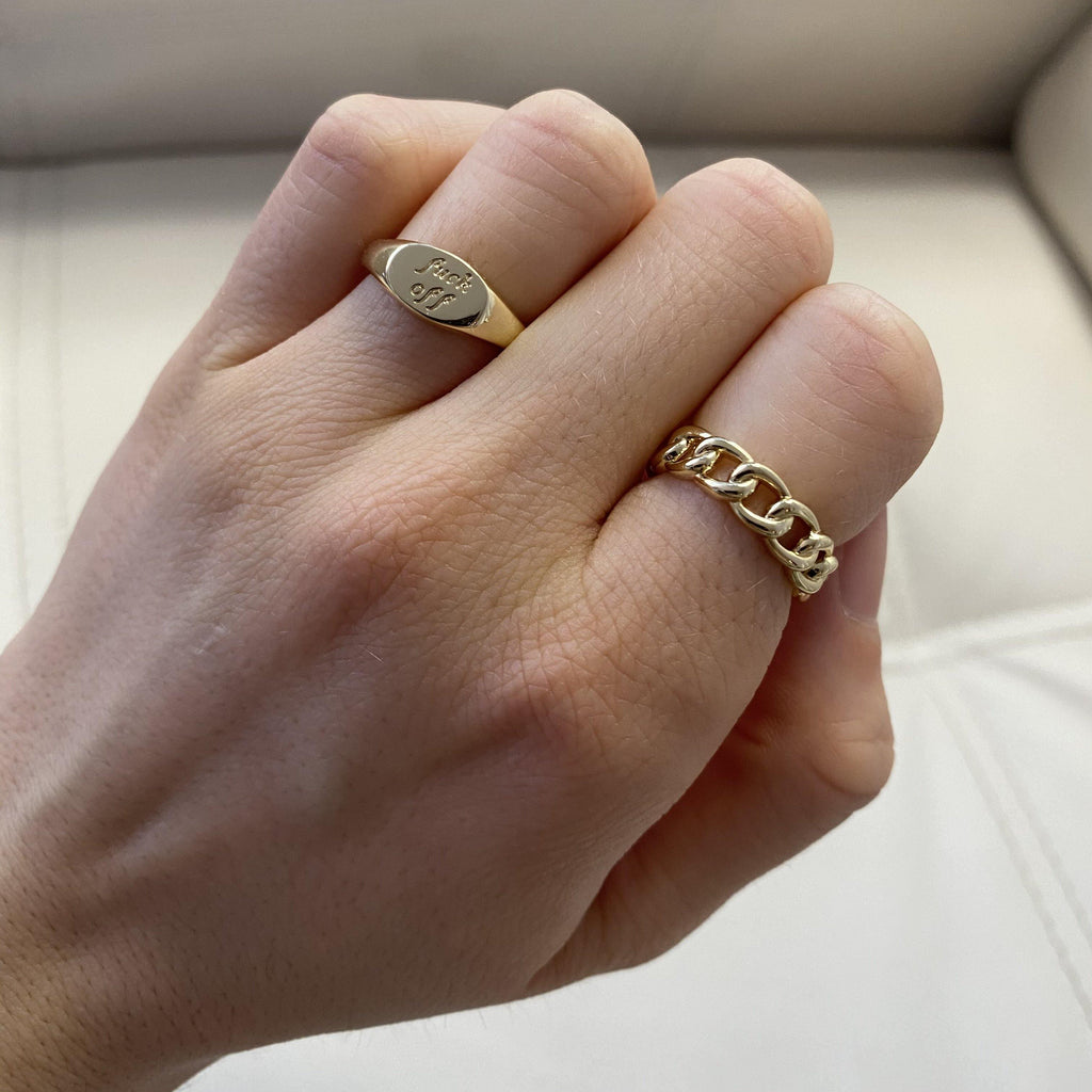 Evry Jewels Leave Me Alone Ring