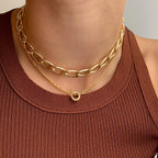 Evry Jewels Locked In The Loop Necklace