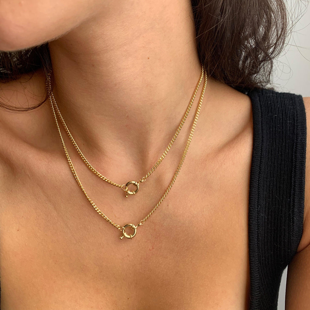 Evry Jewels Locked In The Loop Necklace