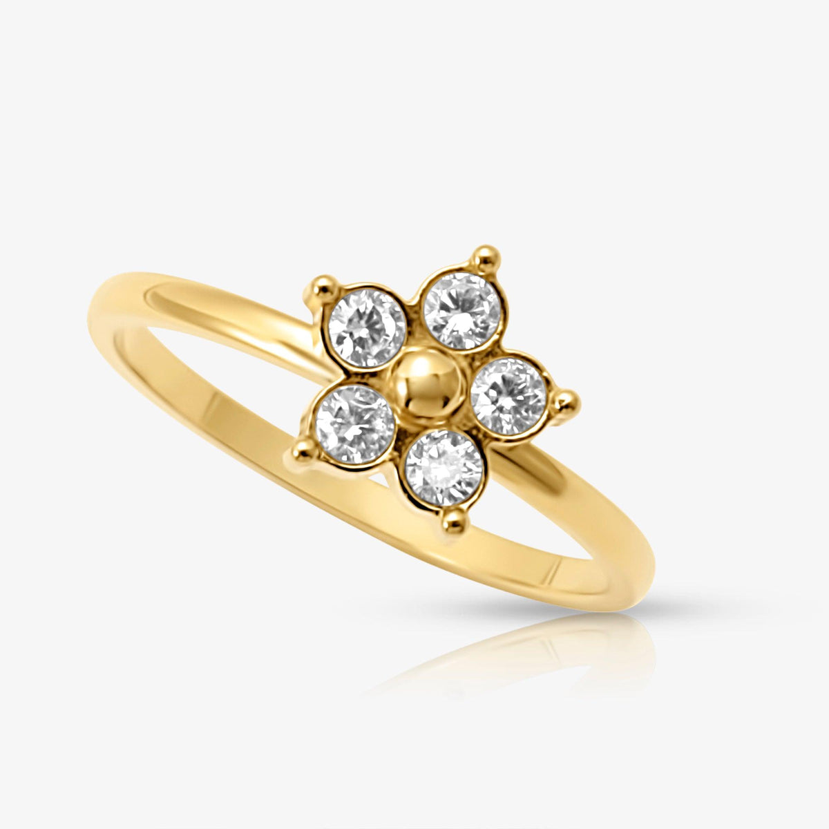 Evry Jewels Daisy Kiss Ring