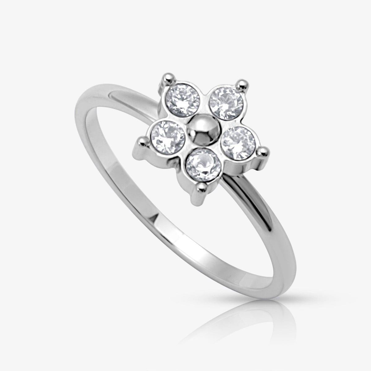 Evry Jewels Daisy Kiss Ring