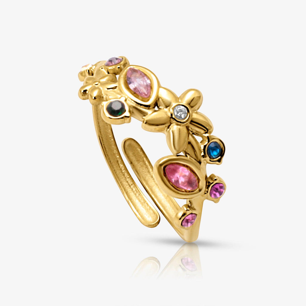 Evry Jewels Prism Petal Ring