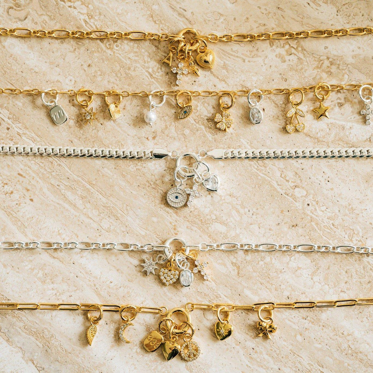 Evry Jewels Peace and Love Charm